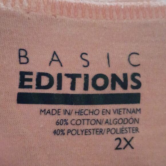 Lot of 3 Mixed Brands Plus Size Women 2x Lightweight Knit Short Sleeve T-shirts - Picture 7 of 11